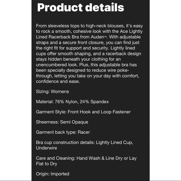 Auden The Radiant Plunge Push-Up Bra Ripe Red - Size 36A - Picture 6 of 6